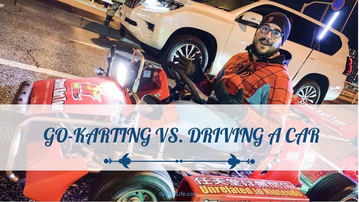 karting vs. driving