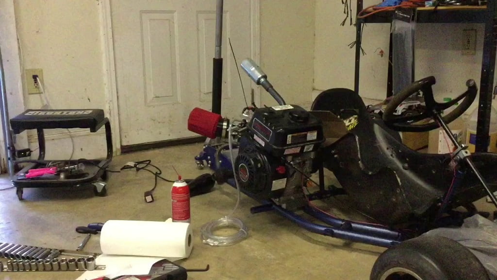Go-Kart Backfiring